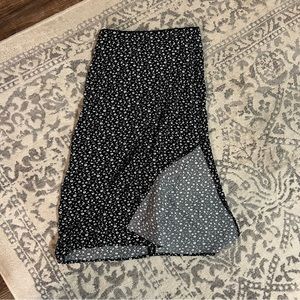 Brandy Melville/John Galt floral midi skirt.